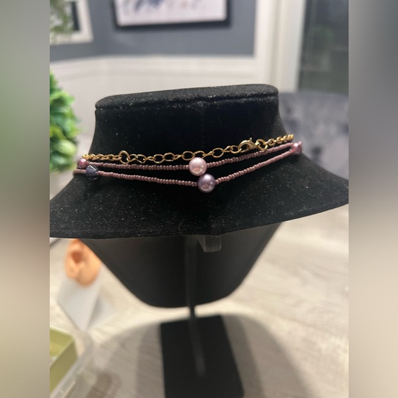 Amazing set of purple and gold tone necklaces!!! Double the fun w/these BEAUTIES - Picture 9 of 9